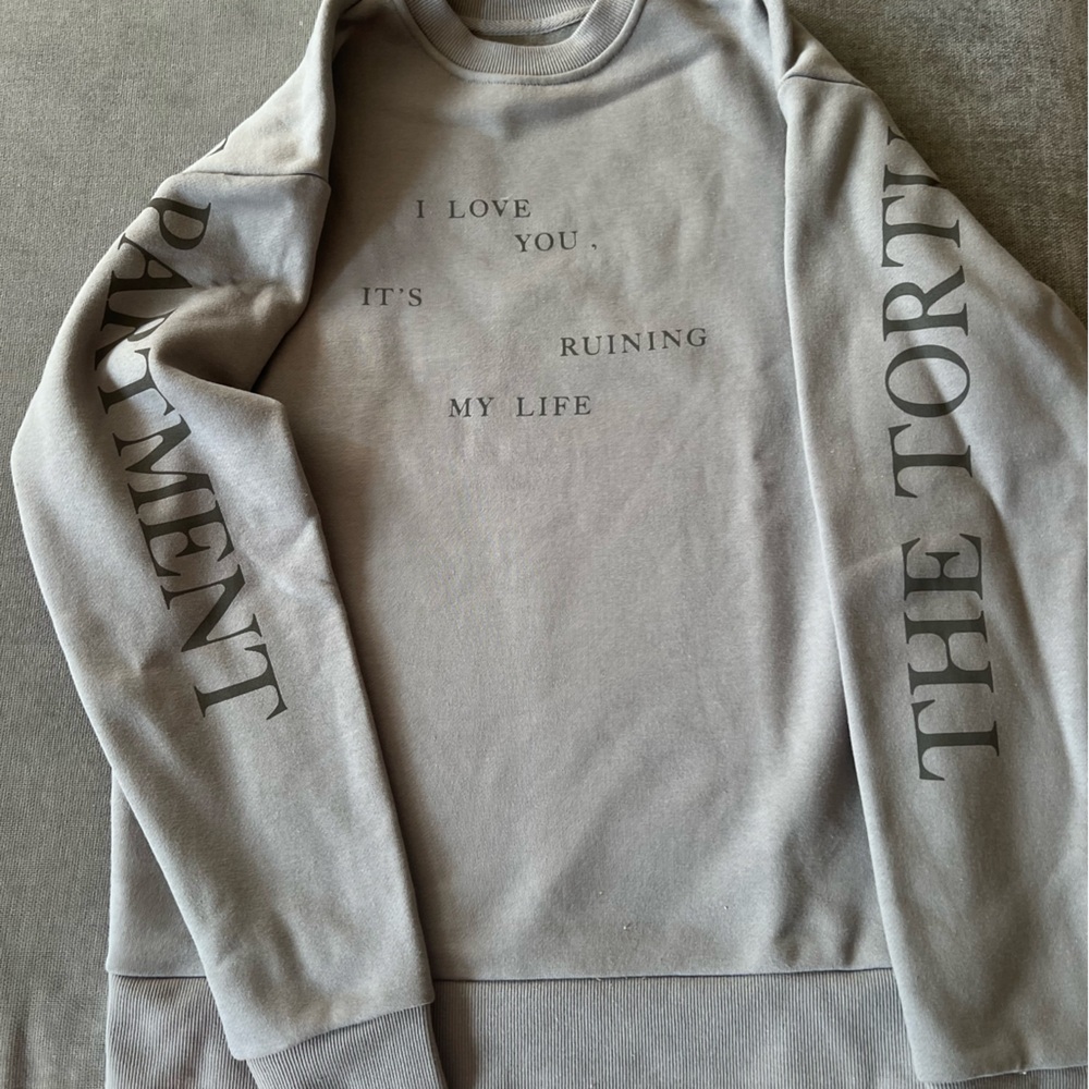 TTPD I Love You it’s Ruining my Life Taylor Swift crewneck sweatshirt